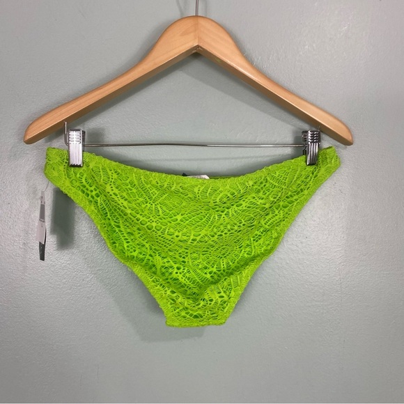 Ralph‎ Lauren Blue Label Crochet Lace Bikini Bottoms Beach Pool Sz Large - Picture 2 of 3